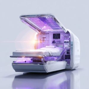 Red light therapy bed
